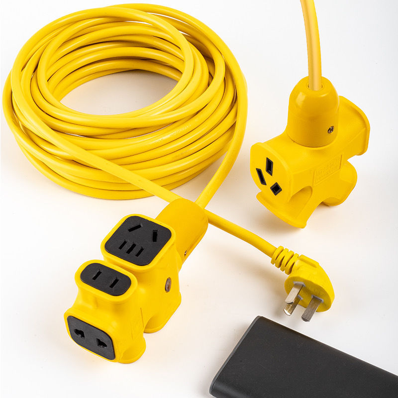 2-40 M Electric Car Charging Extension Cable Strip Socket Multi-function Wiring Board Battery Car Charging Long Cable